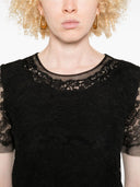 فستان دانتيل بأكمام قصيرة من تصميم إيرمانو شيرفينو