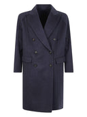 Brunello Cucinelli Double-breasted long-sleeve coat