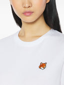 Camiseta Maison Kitsuné con aplicación de cabeza de zorro