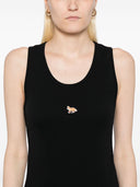 Camiseta sin mangas con bordado de zorro de Maison Kitsuné