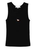 Camiseta sin mangas con bordado de zorro de Maison Kitsuné