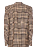 Saint Laurent Double-breasted check blazer