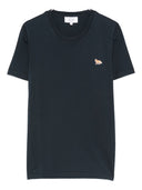 Camiseta con logo bordado Maison Kitsuné