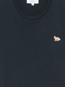 Camiseta con logo bordado Maison Kitsuné