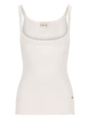 Chloé Scalloped-edge tank top