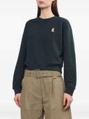 Sudadera bordada con zorro de Maison Kitsuné