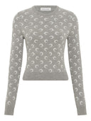 MARINE SERRE Sweaters Light Grey
