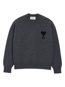 Ami Paris Sweaters Grey