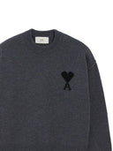 Ami Paris Sweaters Grey
