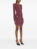 Balmain Dresses Purple