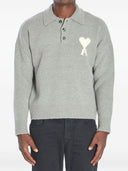 Ami Paris T-shirts and Polos Grey