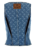 Top azul claro MARINE SERRE