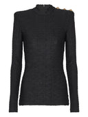 Balmain Sweaters Black