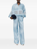 Ermanno Scervino Trousers Clear Blue