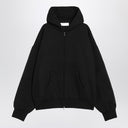 Fear of God Essentials Black fleece cotton sweatshirt with logo