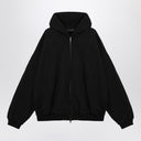 Fear of God Essentials Black zip sweatshirt with logo