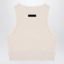 Fear of God Essentials Sporty white honeycomb tank top