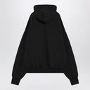 Fear of God Essentials Black hoodie with University logo