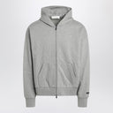Fear of God Essentials Grey cotton fleece hoodie