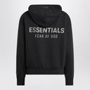 Fear of God Essentials Black cotton fleece hoodie