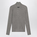 Fear of God Essentials Ribbed grey zip cardigan