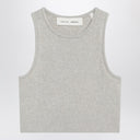 Fear of God Essentials Ribbed greige cropped top