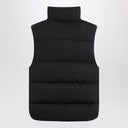 Chaleco acolchado negro con cremallera Moncler X Edward Enninful
