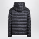 Moncler Short blue zip-up puffer