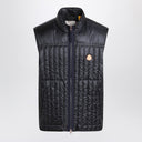Chaleco acolchado Moncler Genius Tangerine en nailon azul