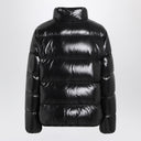 Moncler Black Abbadia down jacket in nylon laqué
