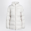 Moncler White zip-up down jacket