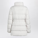 Moncler White zip-up down jacket