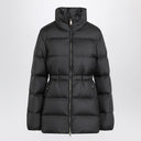 Moncler Black Brossette down jacket with zip