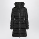 Moncler Black Flammette down jacket in nylon technique