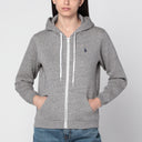 Sudadera gris con cremallera de algodón mezcla Polo Ralph Lauren