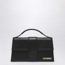 JACQUEMUS Le Grand Bambino bag in black leather