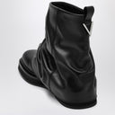 The Attico Combat Mini Robin black leather boot