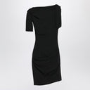 JACQUEMUS Black draped mini dress