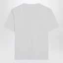 JACQUEMUS White T-shirt with logo patch