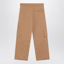 JACQUEMUS Camel-coloured cargo trousers
