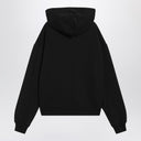 JACQUEMUS Black cotton zip-up hoodie