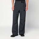 Sacai Gray cargo pants with belt