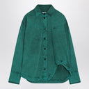 The Attico Green cotton shirt