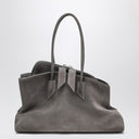 The Attico La Passeggiata Medium bag in grey suede