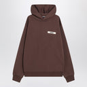 JACQUEMUS Brown cotton hoodie