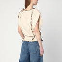 ISABEL MARANT Top Zohra écru in cotton
