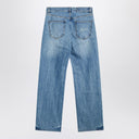JACQUEMUS Straight leg denim pants in indigo color