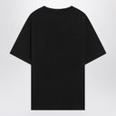 JACQUEMUS Black cotton crew neck T-shirt