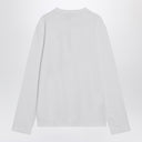 JACQUEMUS White long-sleeved cotton T-shirt