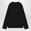 JACQUEMUS Black long-sleeved cotton T-shirt